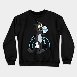 funy cat Crewneck Sweatshirt